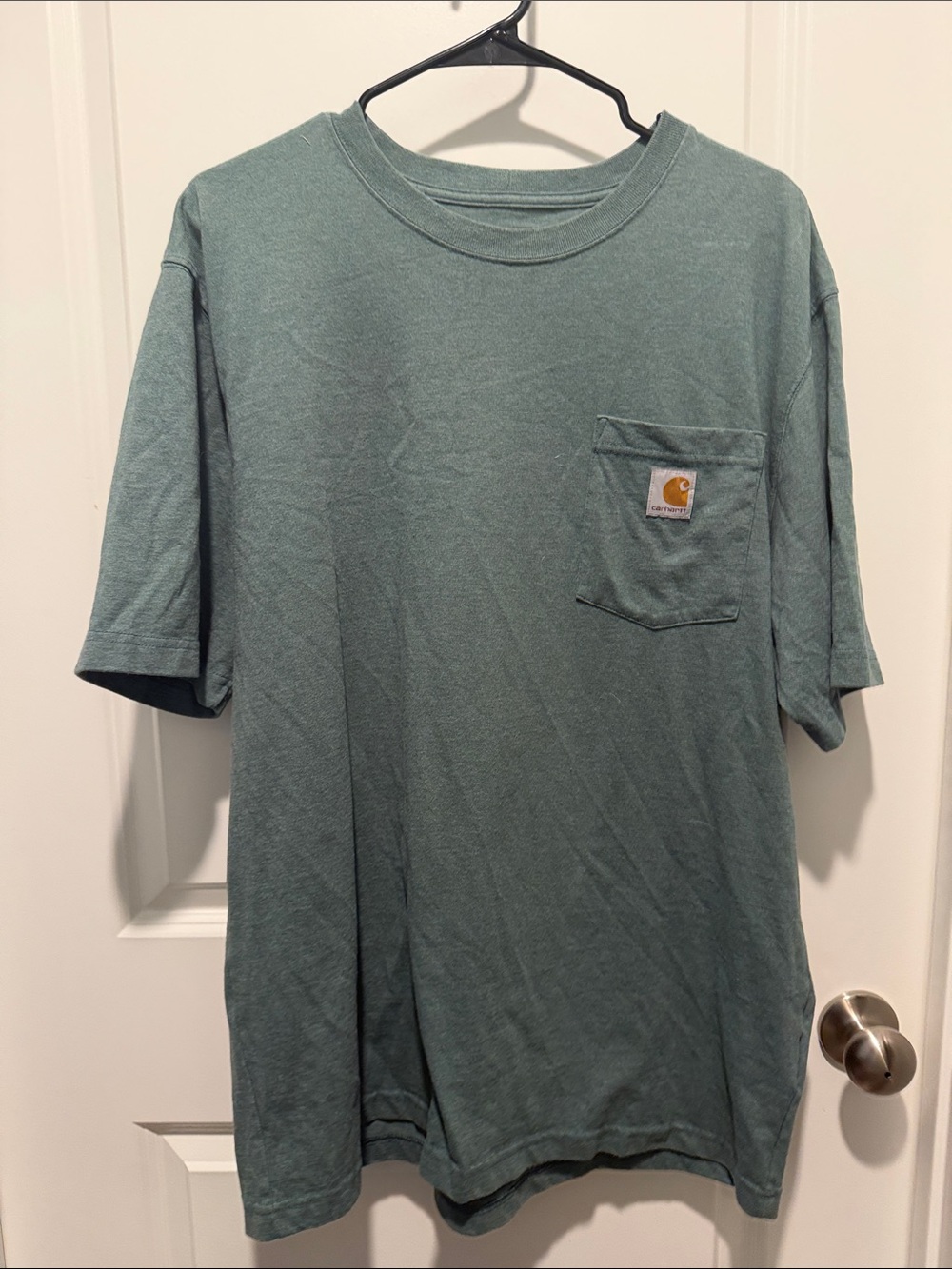 Carhartt Short-Sleeve Pocket Tee in Teal